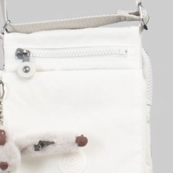 NWT KIPLING White Nylon New Eldorado Crossbody - Picture 4 of 5